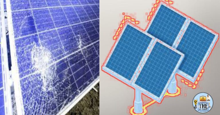 Solar electrical failure: high voltage control measures and hazards Emergency Rescue Plan for Work at Height: